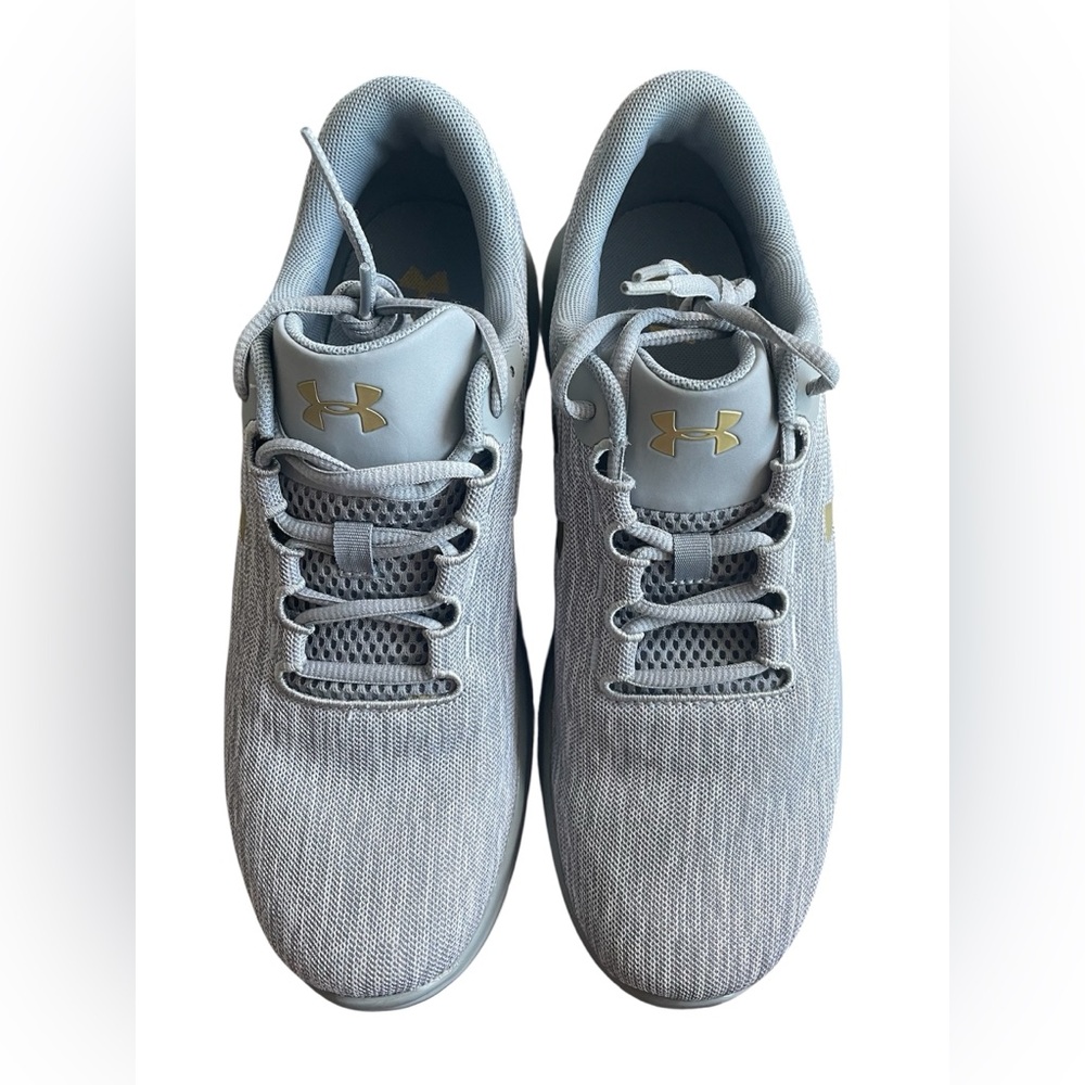 New Under Armour Remix Men Gray Sneakers Size 10.5 - Picture 7 of 10